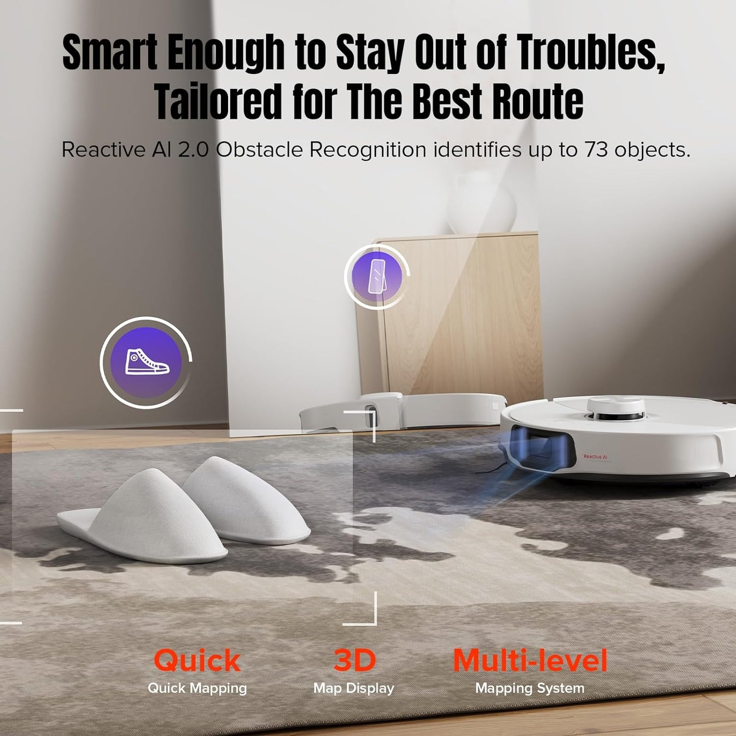 Roborock S8 MaxV Ultra Robotic Vacuum Cleaner White - Good - Refurbished Roborock