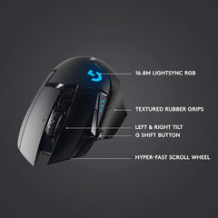 Logitech G502 Lightspeed Wireless Gaming Mouse with Hero 25K Sensor Logitech