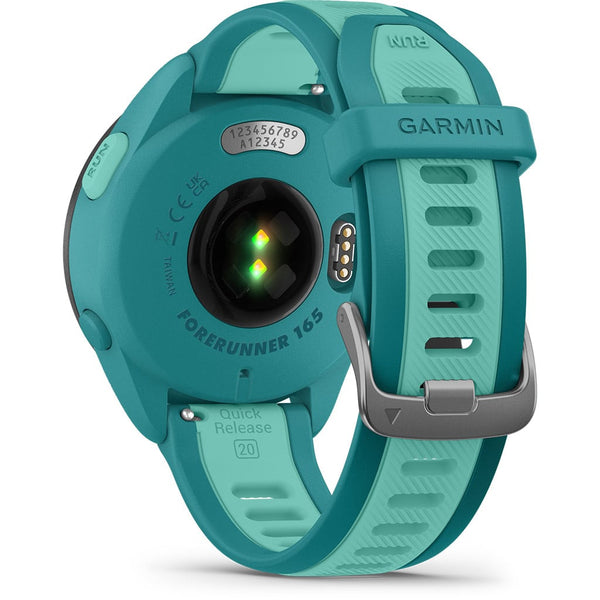 Garmin Forerunner 165 Music Smart Watch - Aqua/Turqoise Garmin