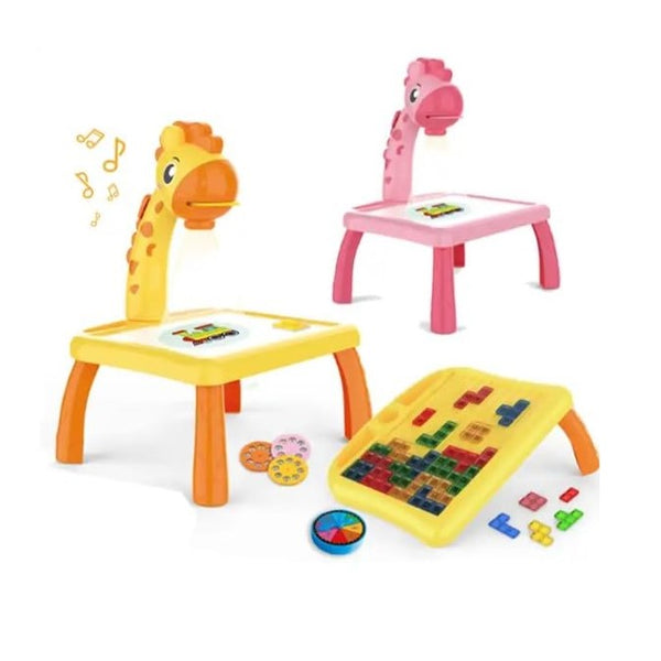 Kids Educational LED Projector Table Toy- Giraffe Tristar Online