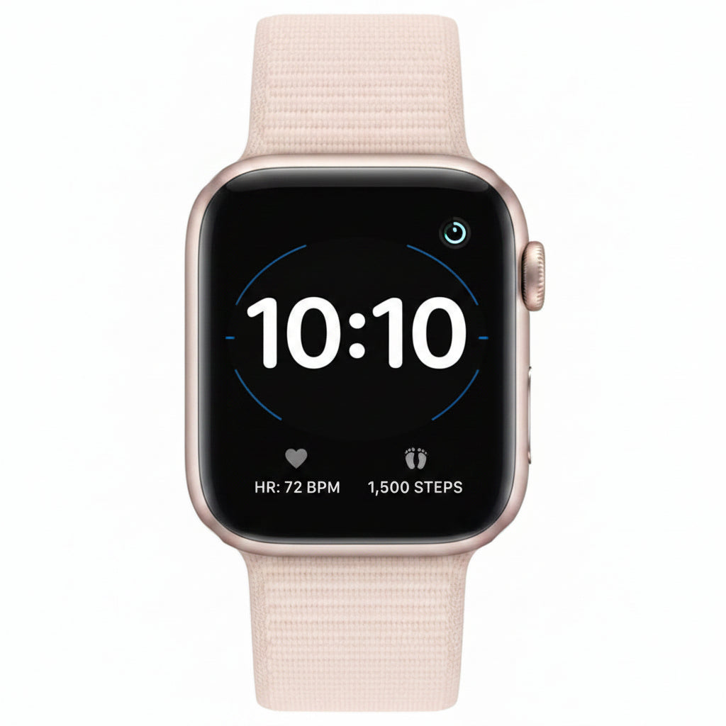 Apple Watch SE 2nd Gen 40MM GPS + Cellular - Aluminium Case Starlight - Sport Loop Starlight - Excellent - Refurbished (Copy) Apple