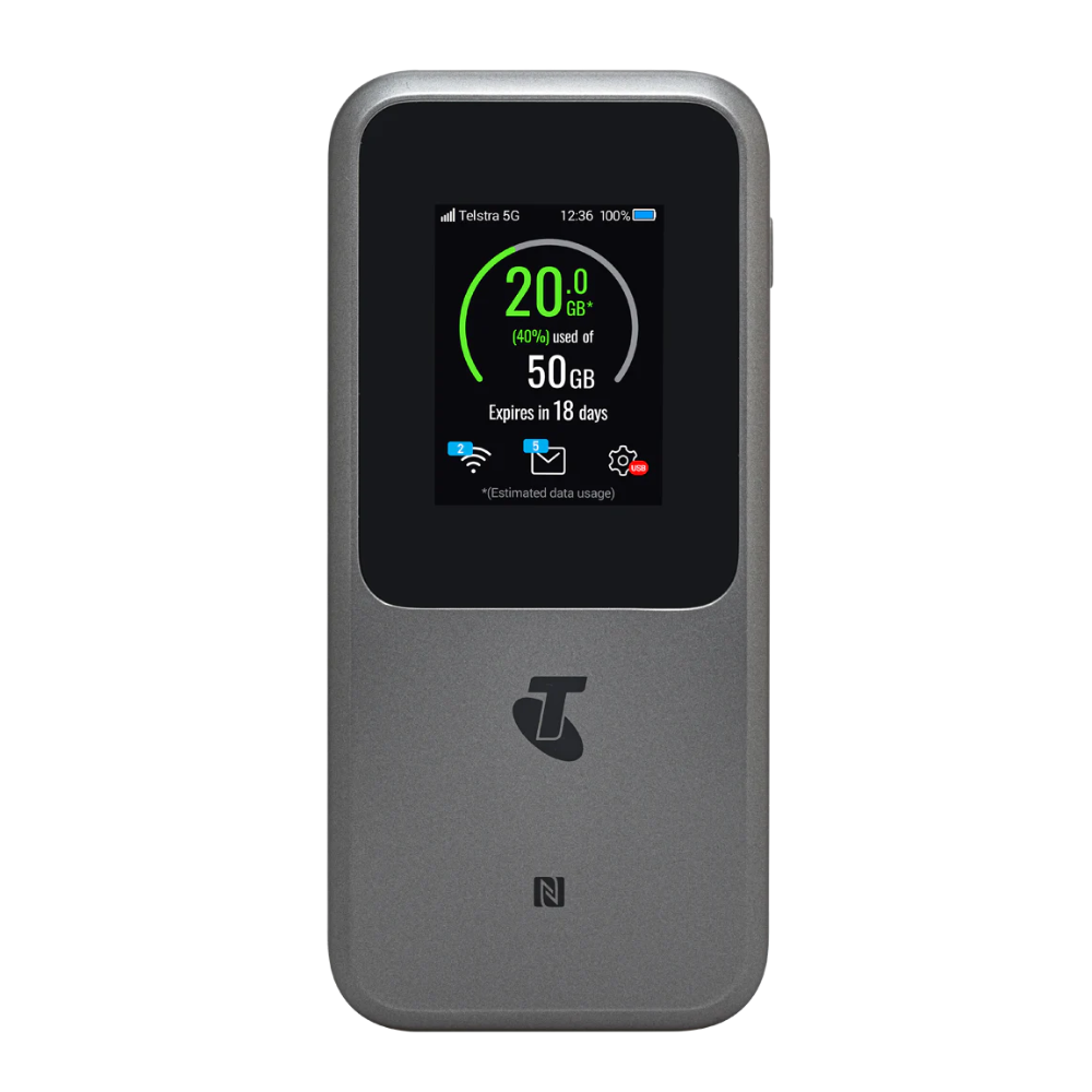 Telstra 5g Hotspot Grey WiFi Range Extender AU Version (Open Never Used)
