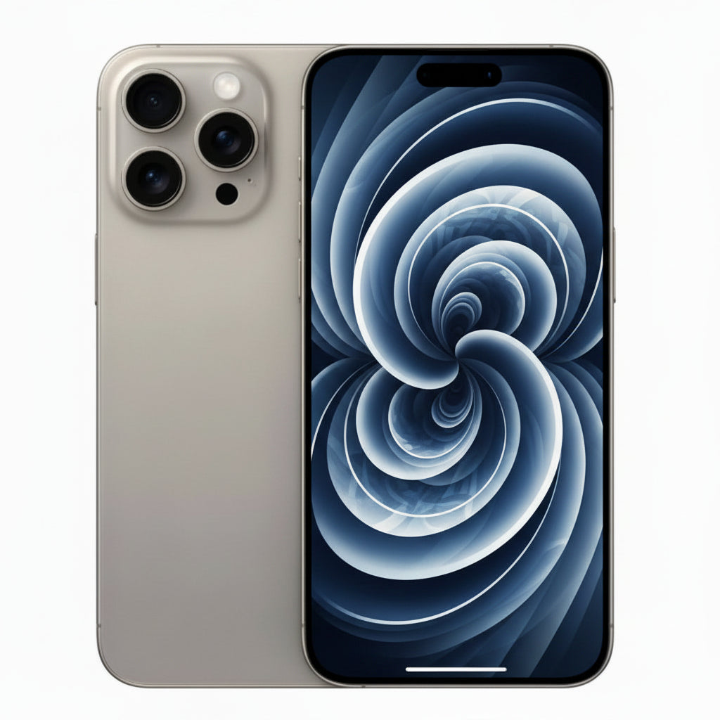 Apple iPhone 15 Pro - 128GB, 256GB, 512GB, 1TB - Black, White, Blue, Natural Titanium - 90% battery - Pristine - Refurbished