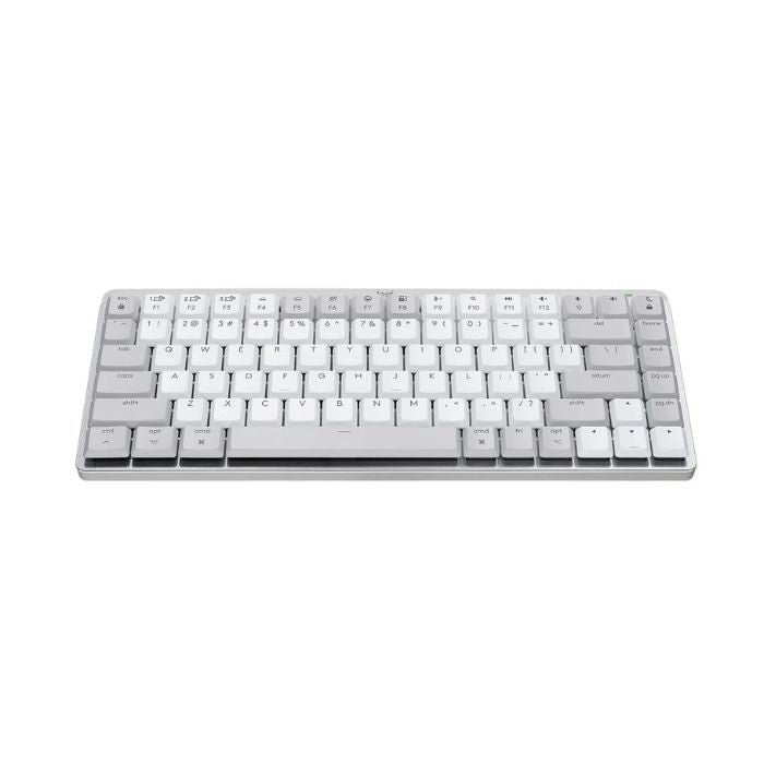 Logitech MX Mechanical Mini - Wireless Keyboard for Mac in - Pale Grey/Space Grey. Logitech