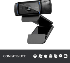 Logitech C920 HD Pro Webcam - Black Logitech