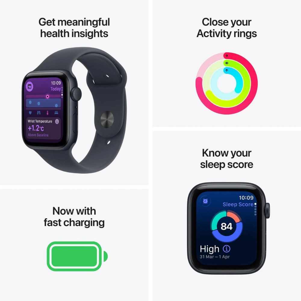 Apple Watch SE 2nd Gen GPS 40mm Starlight - Pristine - Refurbished