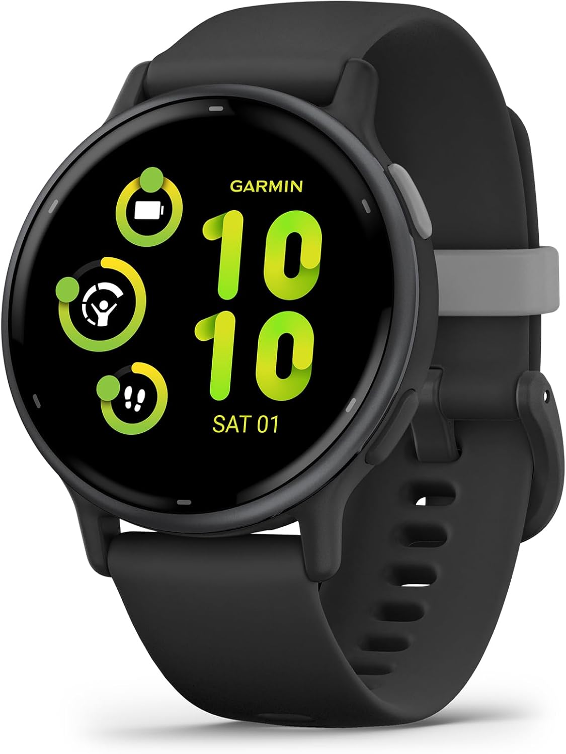 Garmin vívo active 5 GPS Smartwatch - Black - Pristine - Refurbished