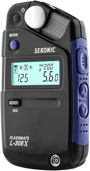 Sekonic L-308X Flashmate Exposure Meter - Compact Ambient & Flash Light Meter Sekonic