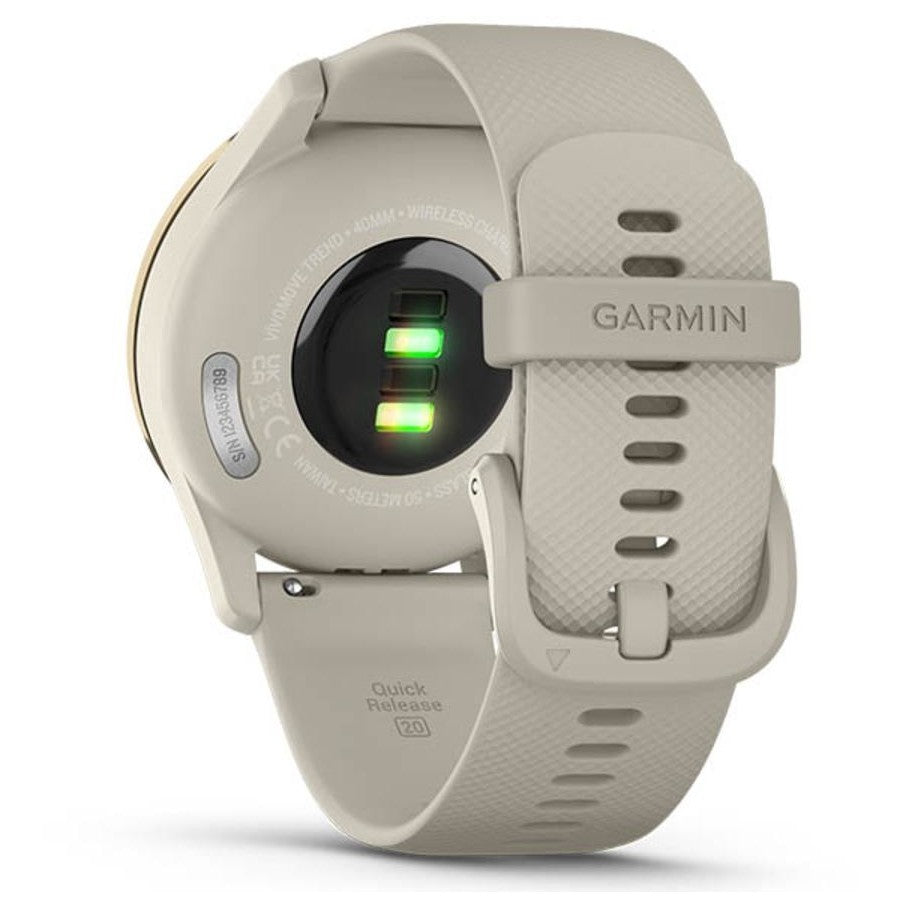 Garmin Vivomove Trend Smart Watch 40mm - Cream Gold ( Open Never Used ) Garmin