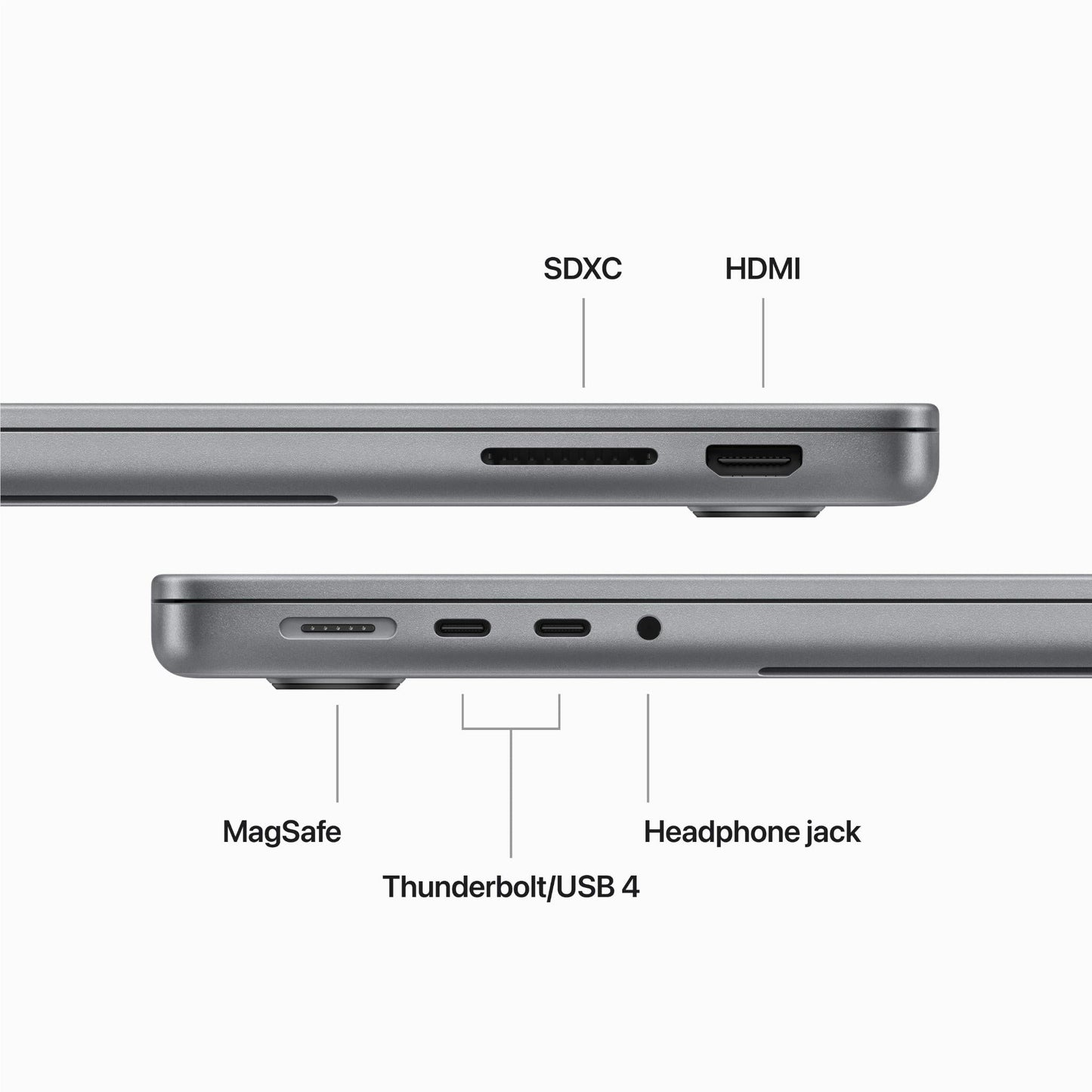 Apple MacBook Pro 14-inch with M3 Chip, 8-Core CPU 10-Core GPU 8GB RAM 512GB SSD - Space Grey (AU Version)