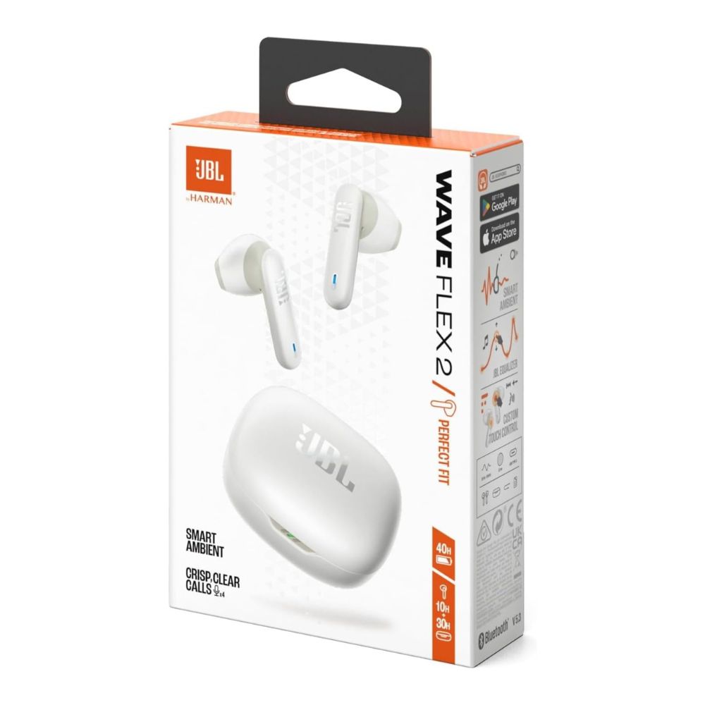 JBL Wave Flex 2 TWS Earphones, Pink, White
