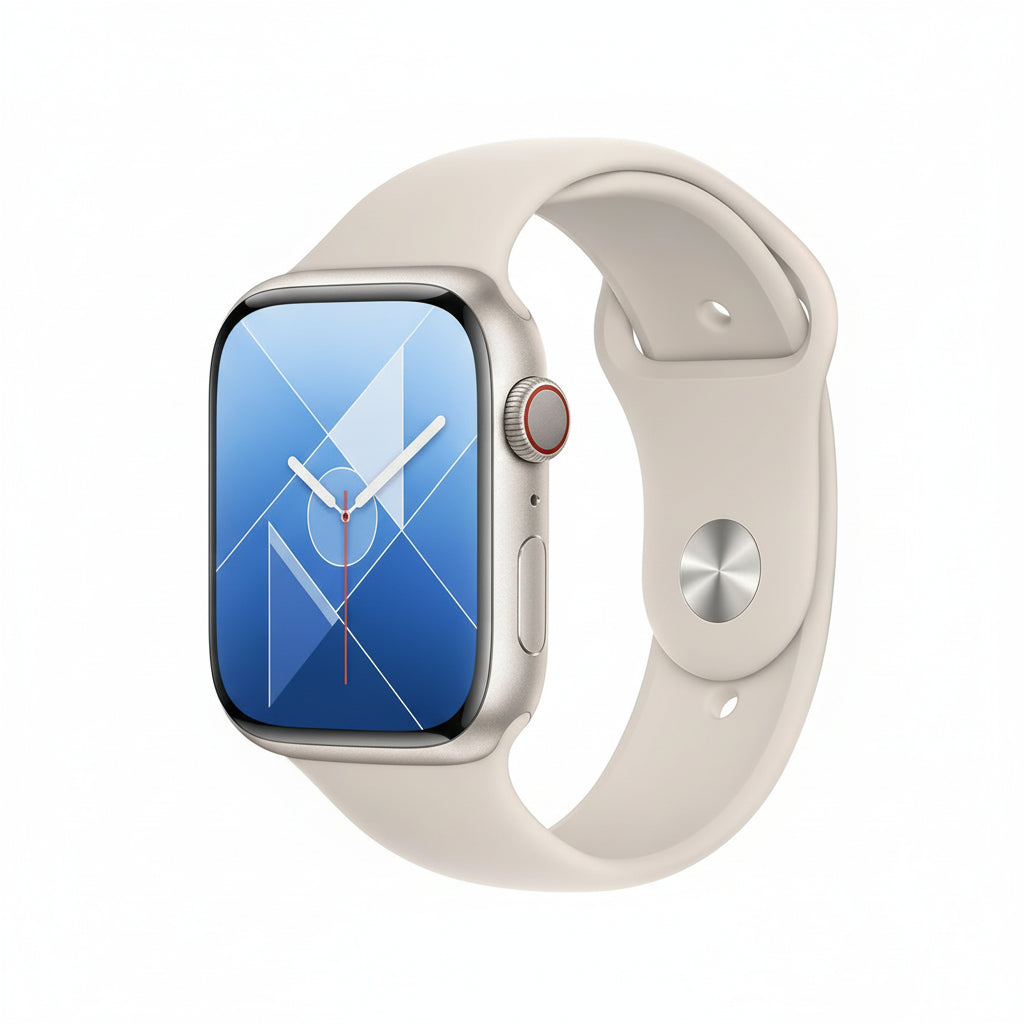 Apple Watch Series 7 45mm LTE Starlight - With 100% battery - Pristine - Refurbished Apple