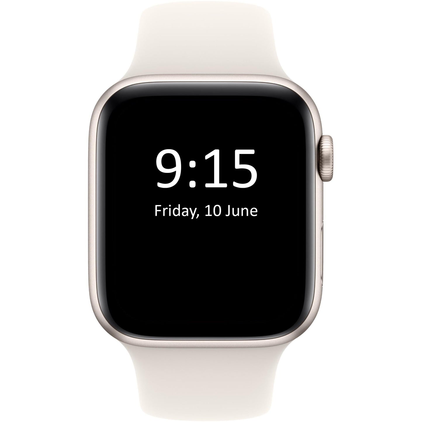 Apple Watch SE (2nd Gen) 44mm GPS + Cellular Starlight Aluminium Case with Starlight Sport Band Pristine Refurbished Apple