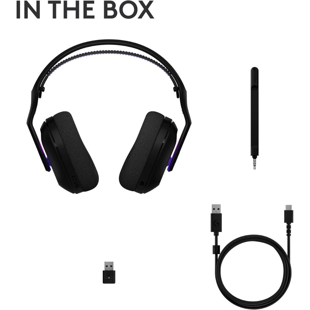 Logitech G522 Lightspeed Wireless Gaming Headset Black