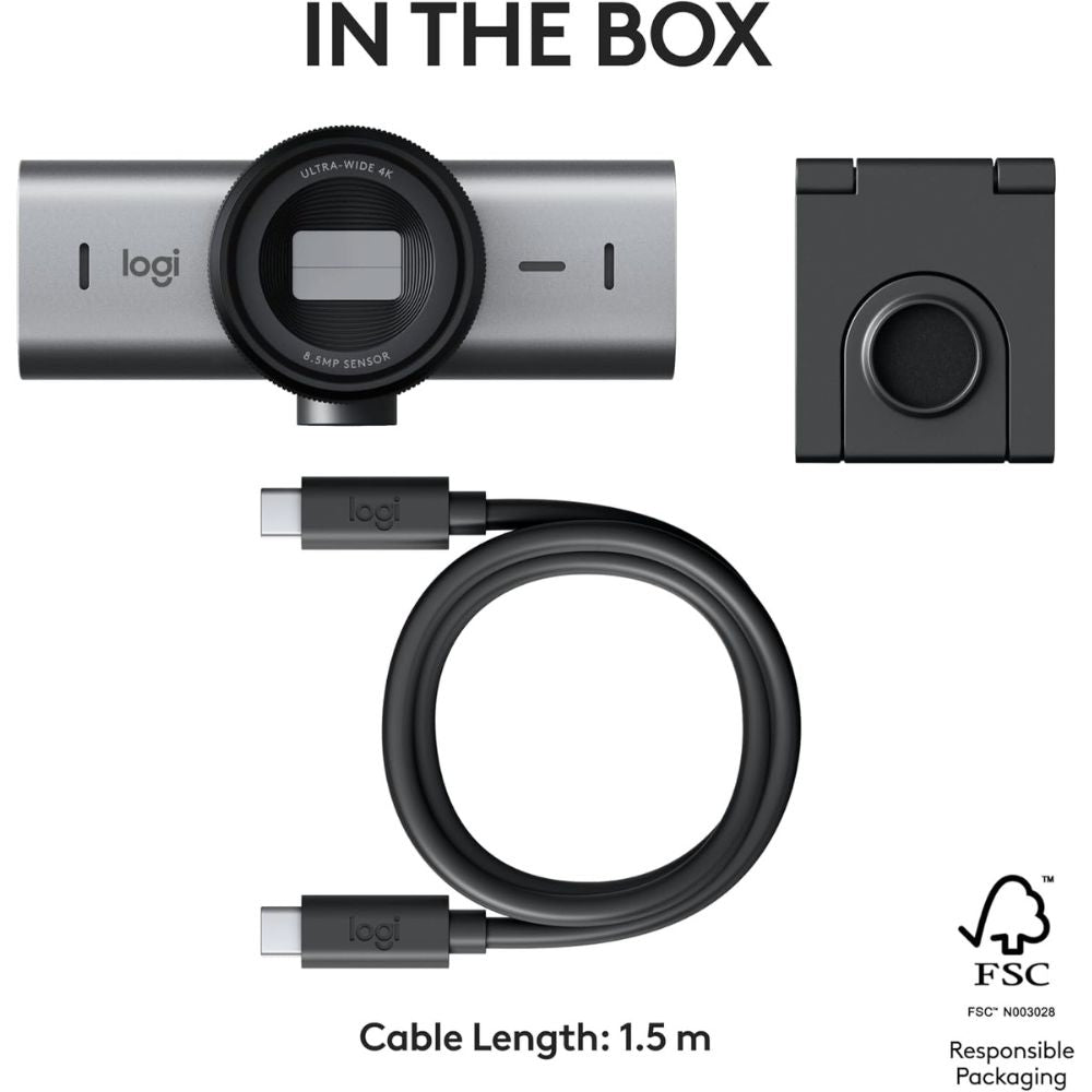 Logitech Brio 700 Webcam Black