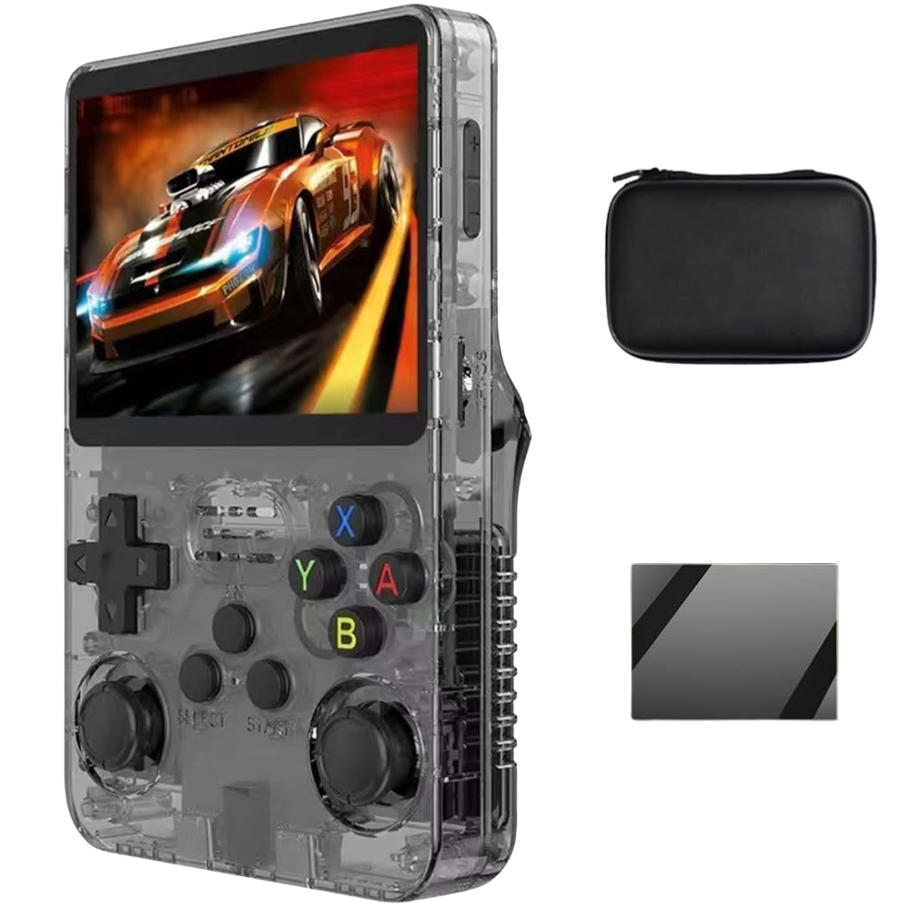 R36S 3.5-inch Handheld Retro Gaming Console - Portable, Open Source Linux System, Emulator Support
