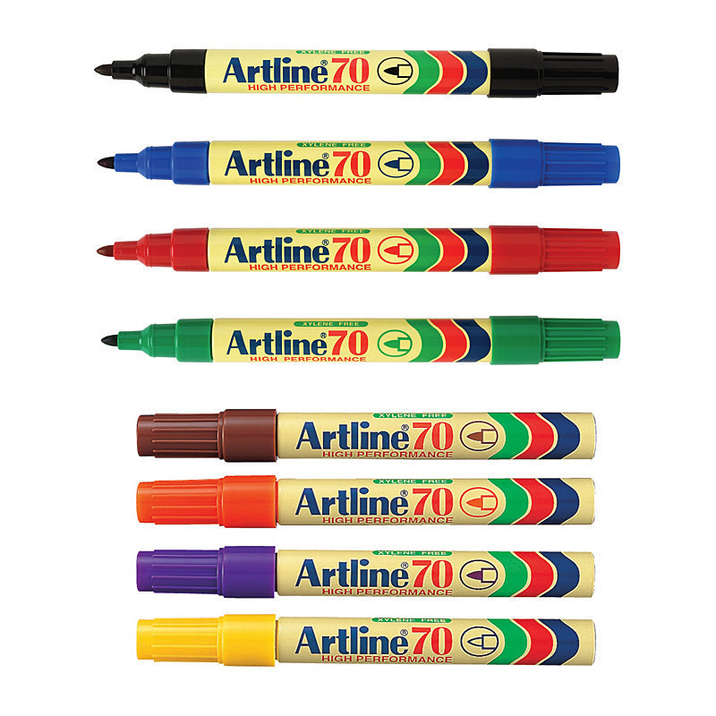 Artline 70 Perm Mrker Ast Bx12 Artline