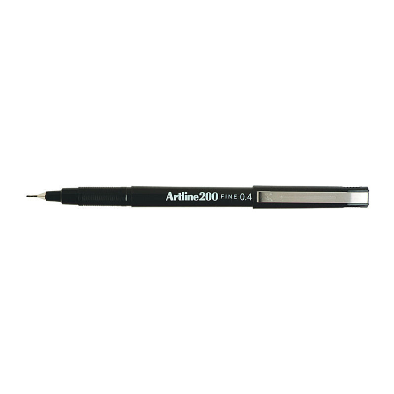 Artline 200 Fline Pen Blk Bx12 Artline