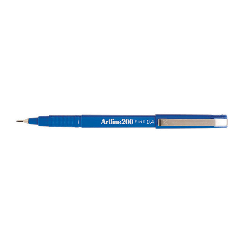 Artline 200 Fline Pen Blu Bx12 Artline