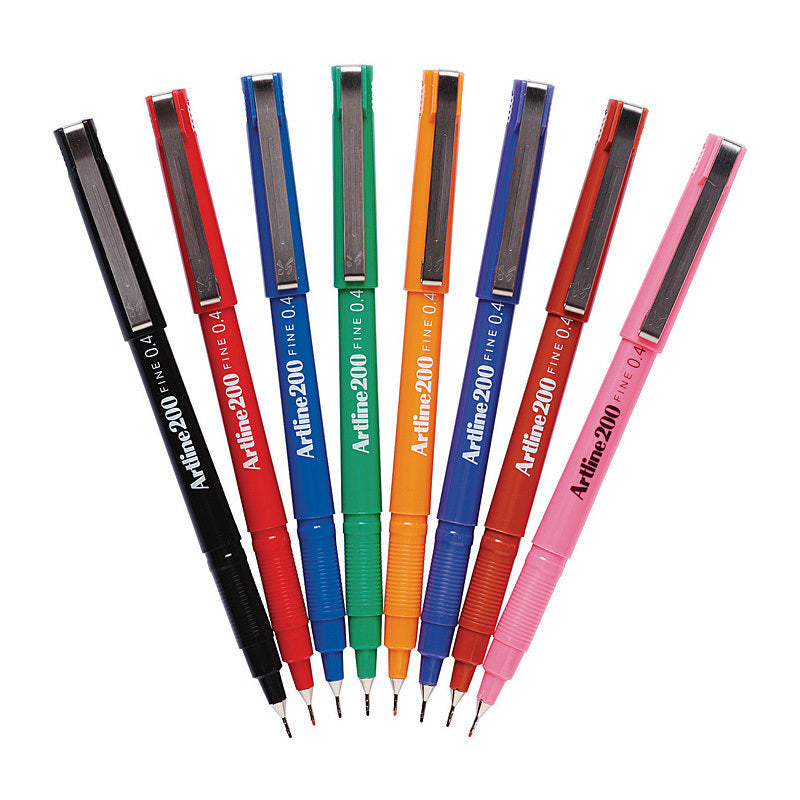 Artline 200 Fline Pen Ast Bx12 Artline