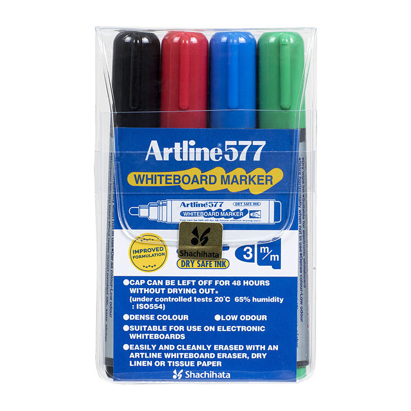 Artline 577 W/Brd Mkr Ast Wlt4 Artline