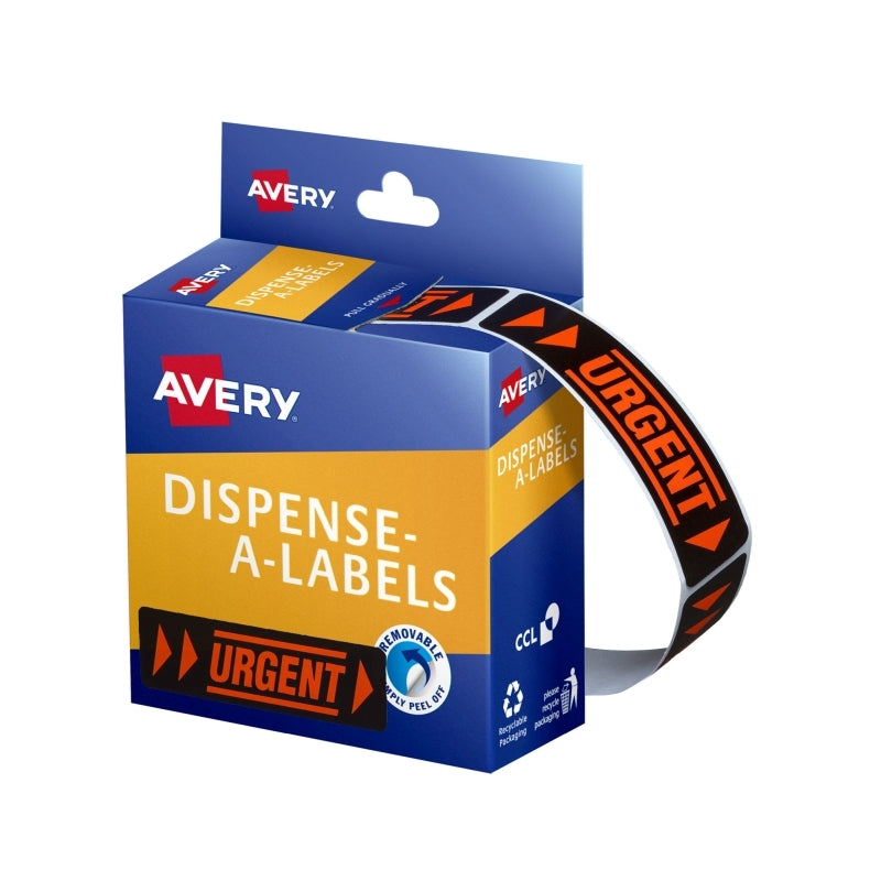 Av Urgent Disp 19X64 Pk125 Bx5 Avery