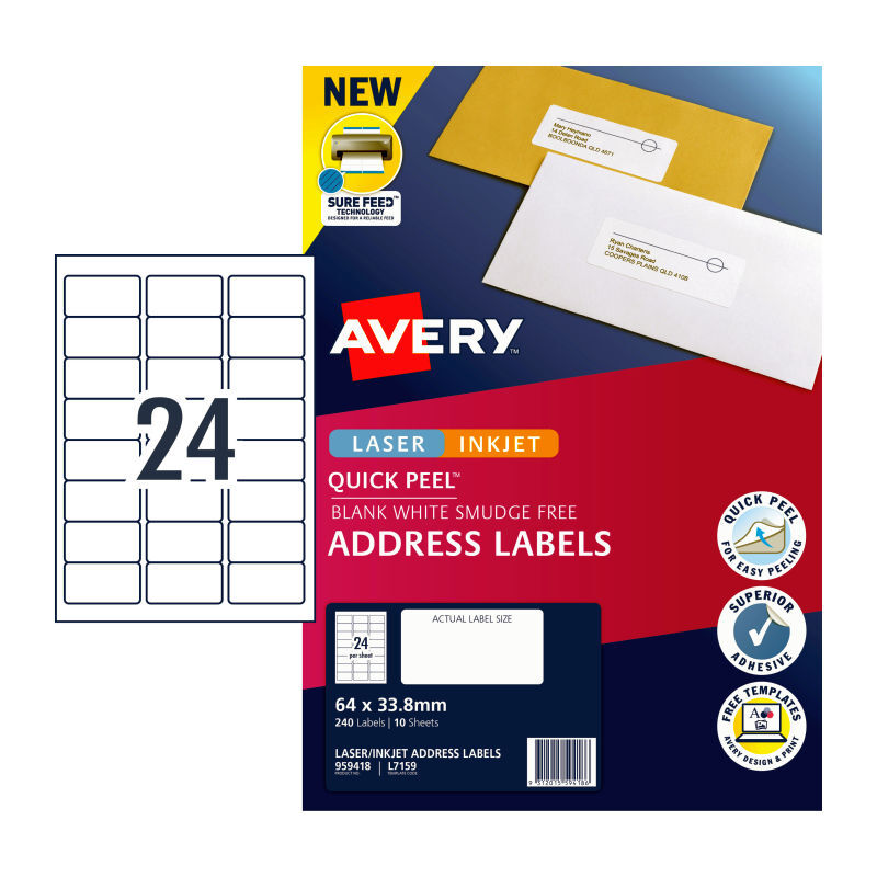 AV LIP Lbl QP L7159 24Up Bx10 Avery