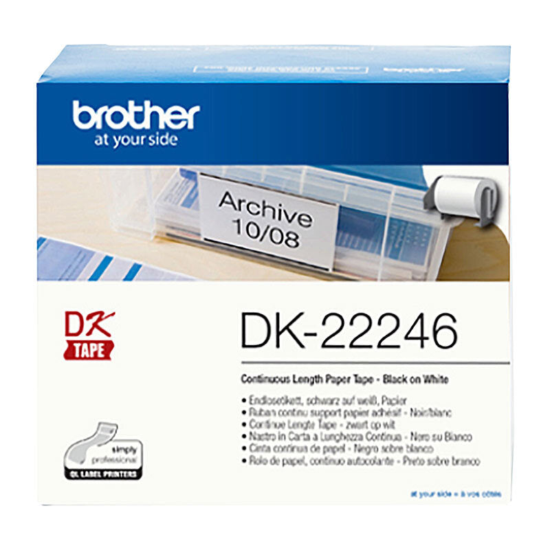 Brother DK22246 White Roll Brother