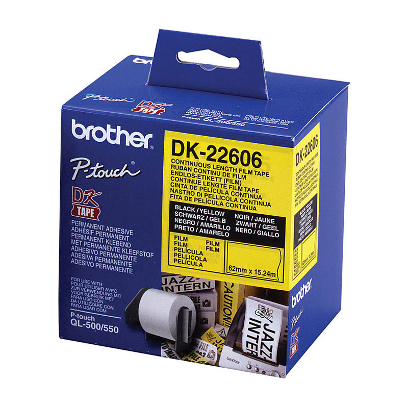 Brother DK22606 Yellow Roll Brother