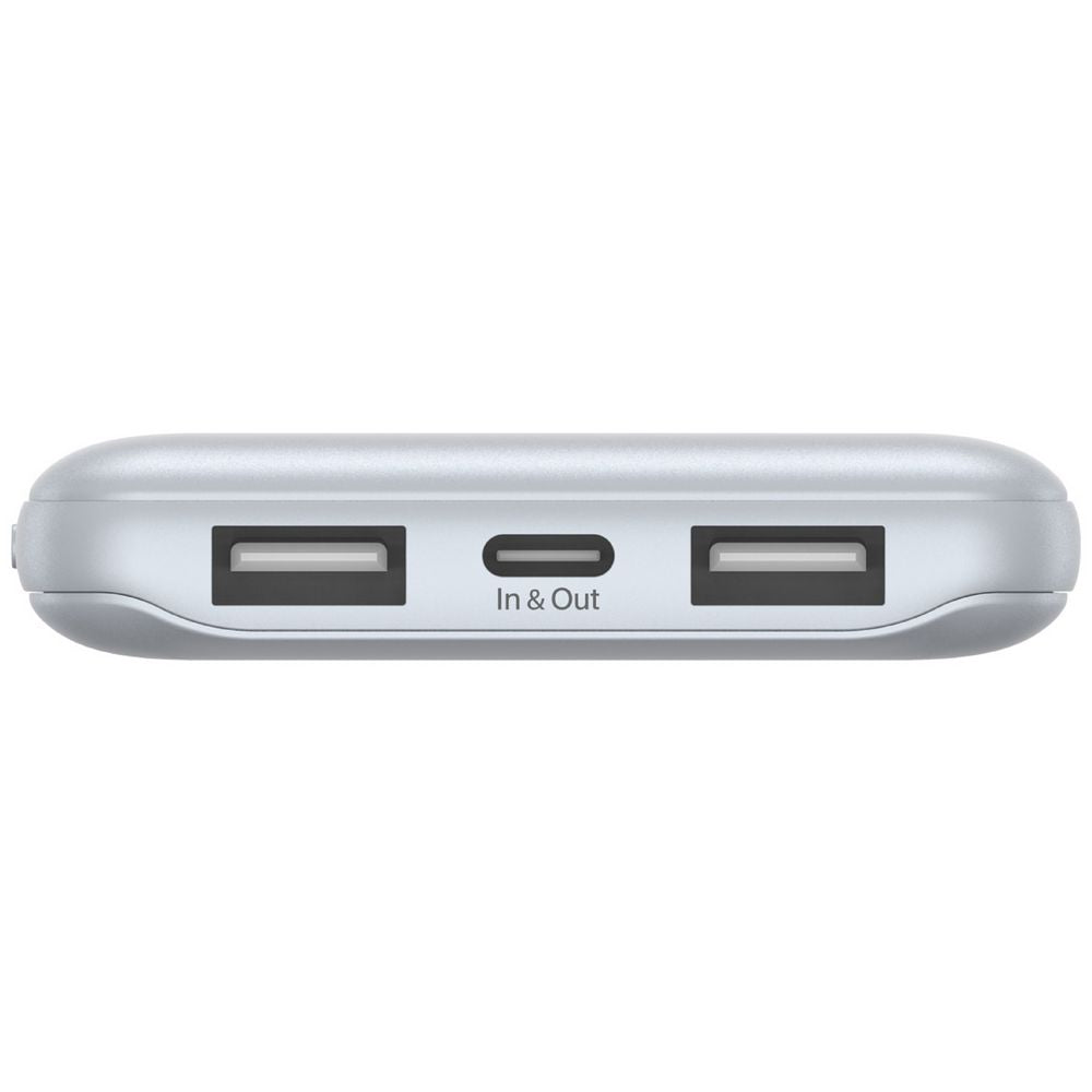 Belkin BoostCharge Power Bank 10K – 15W USB-C + Dual USB-A – Light Blue (AU Version) Belkin