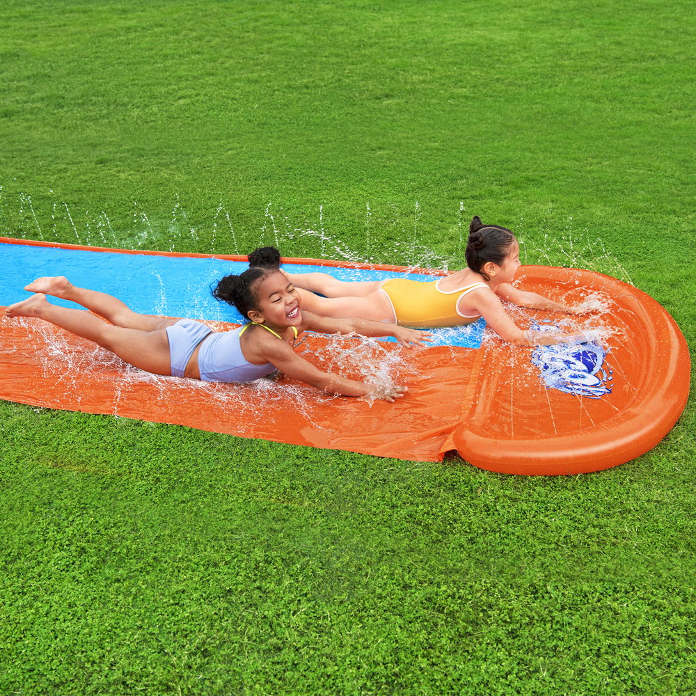 Bestway Water Slide Kids Slip 488cm Dual Slides Inflatable Splash Pad Tristar Online