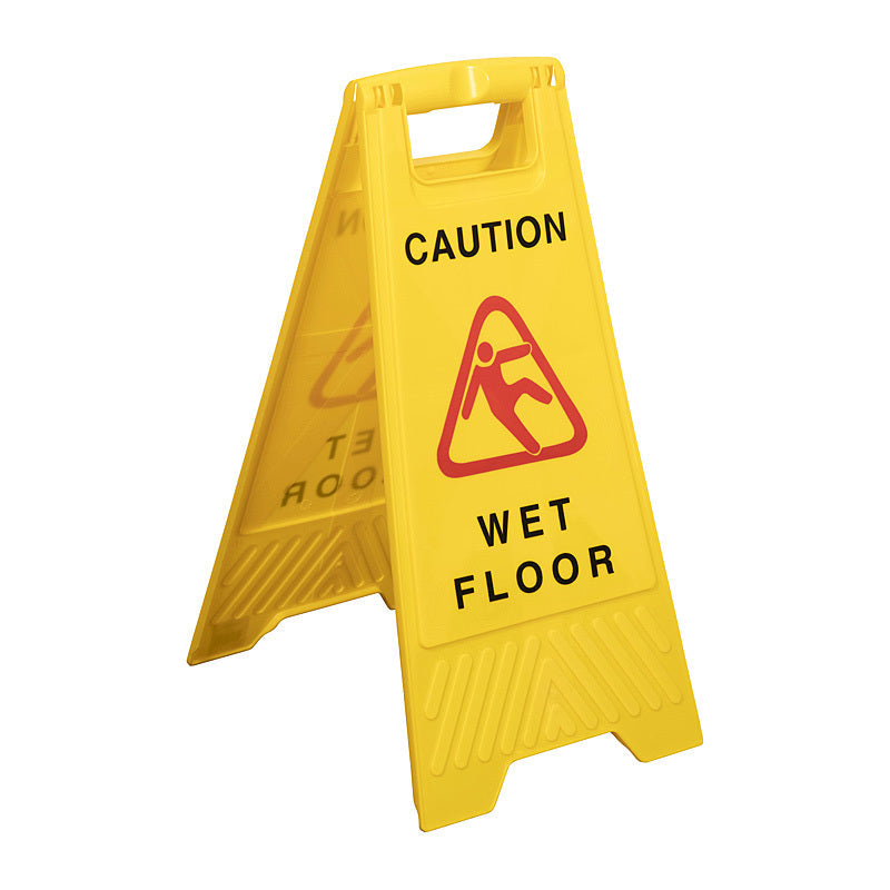 Clnlnk Sfty Sign Wet Flr Ylw Cleanlink