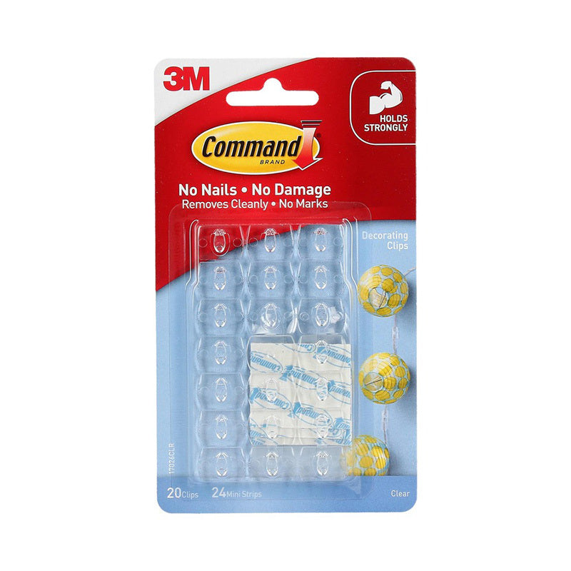 Command Clips 17026CLR Bag6 Command