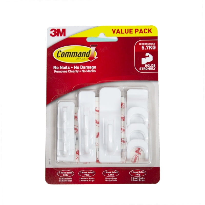 CMD Hooks 17500-10 MixPk10 Bx2 Command
