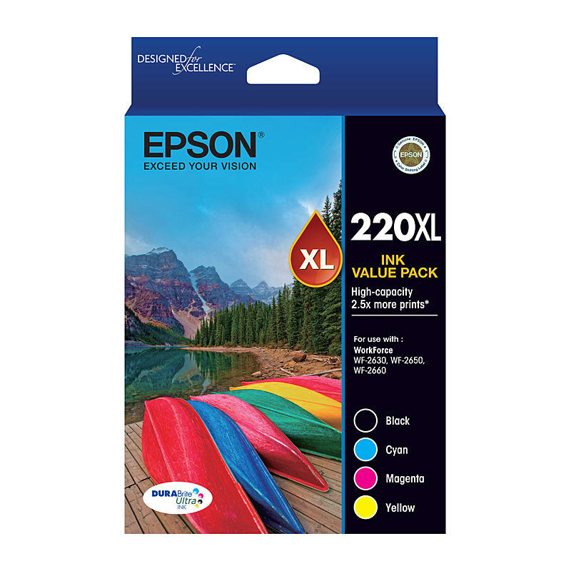 Epson 220XL 4 Ink Value Pack Epson