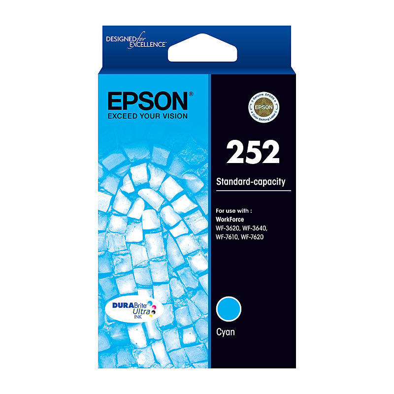 Epson 252 Cyan Ink Cart Epson