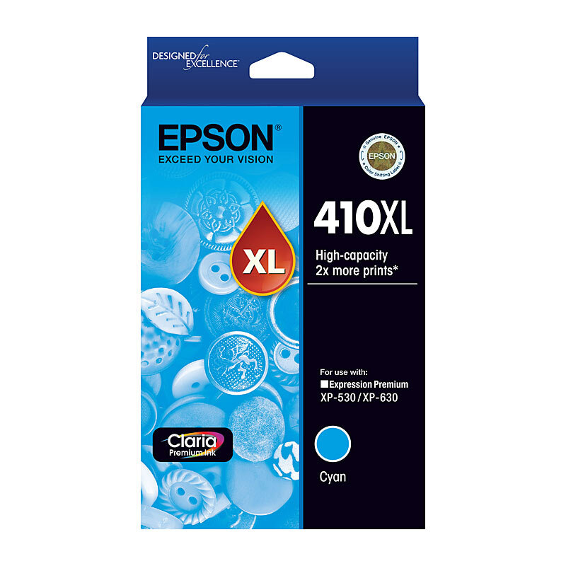 Epson 410XL Cyan Ink Cart Epson
