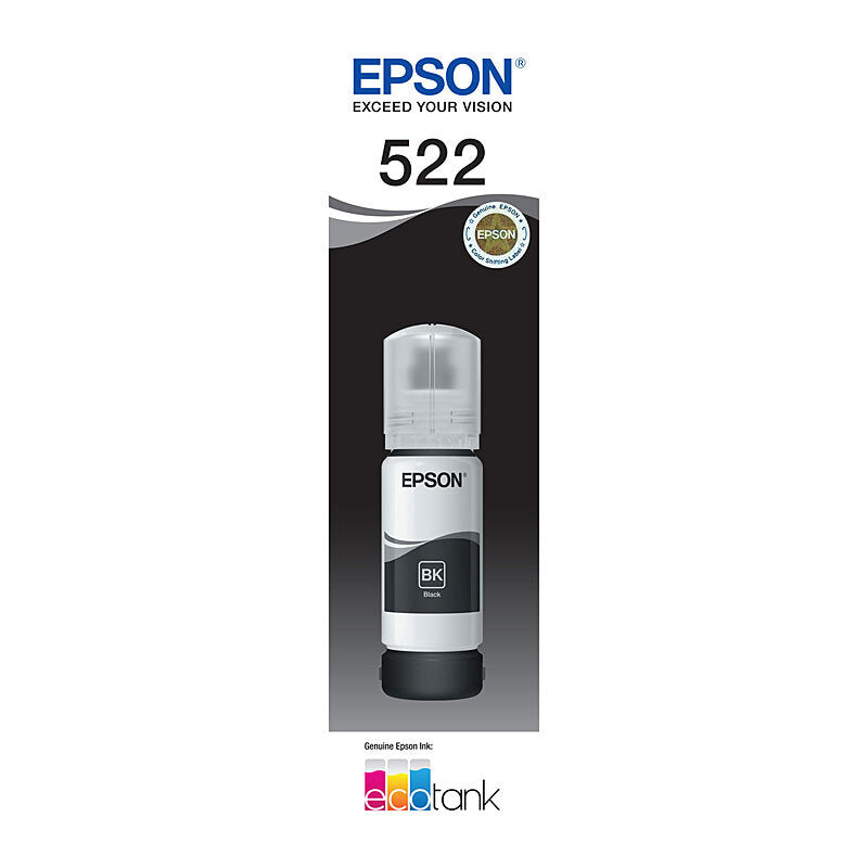 Epson T522 Blk EcoTank Bottle Epson