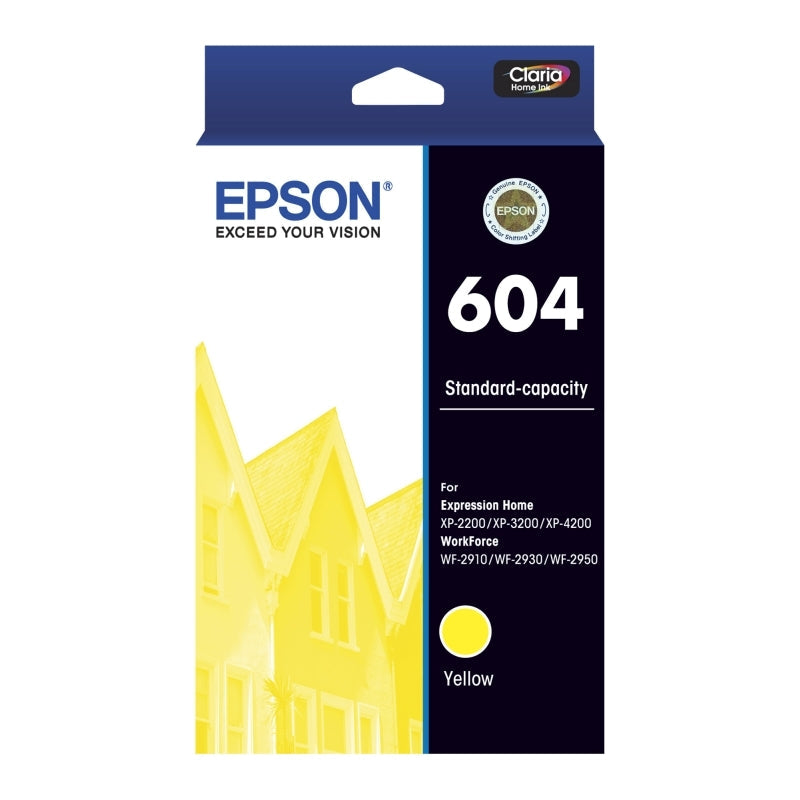 Epson 604 Yellow Ink Cart Epson