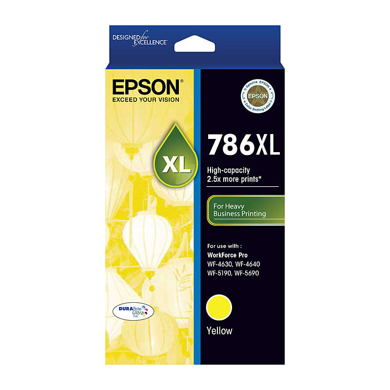 Epson 786XL Yellow Ink Cart Epson