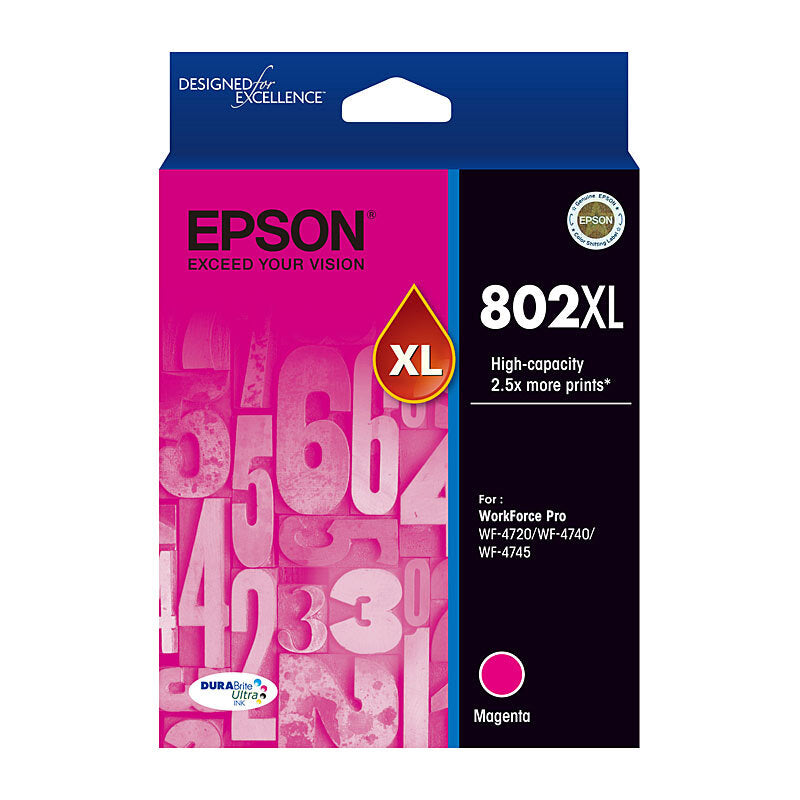 Epson 802XL Magenta Ink Cart Epson