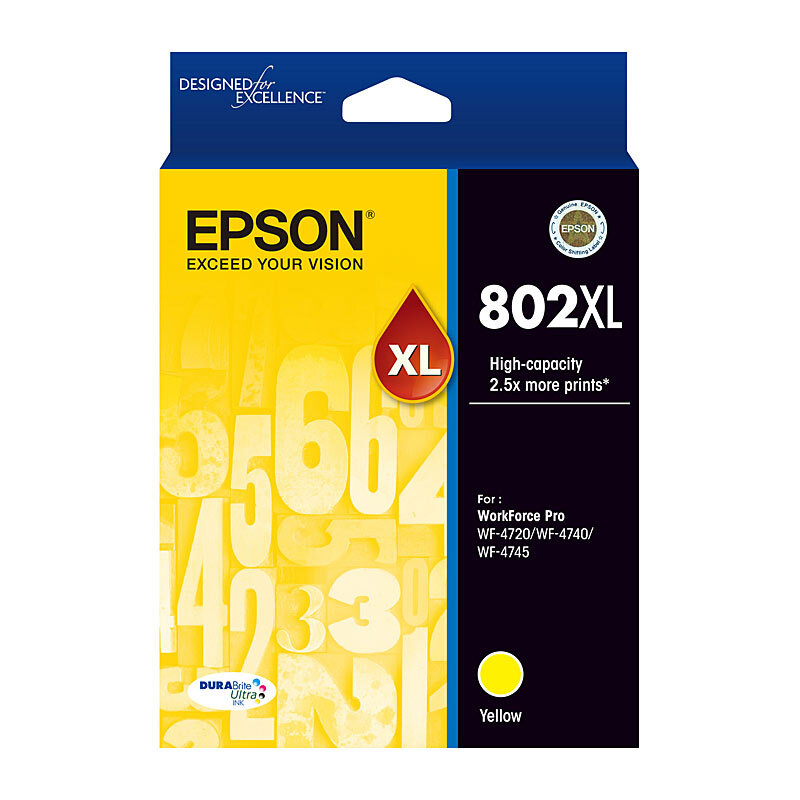 Epson 802XL Yellow Ink Cart Epson