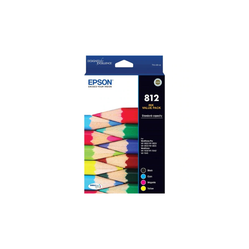 Epson 812 4 Ink Value Pack Epson