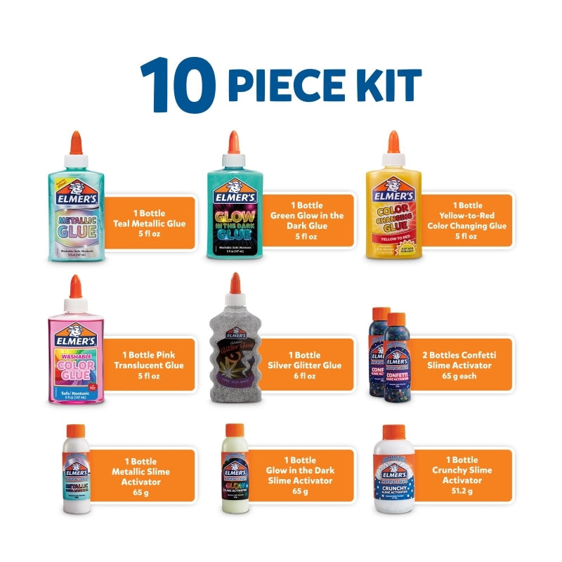 Elmers Celb Slime Kit Pk10 Bx2 Elmer's