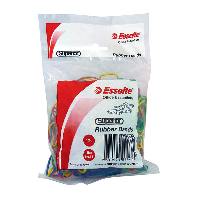 Esselte R/Band Col Sz14 100gm Esselte