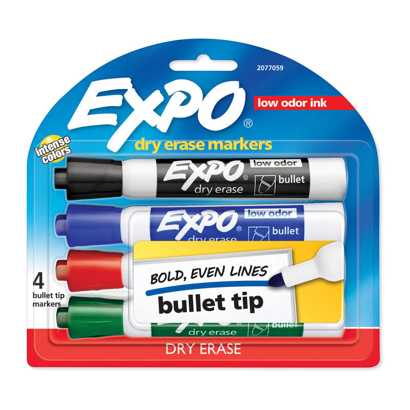 ExpoW/B Marker Blt Ast Pk4 Bx6 Expo