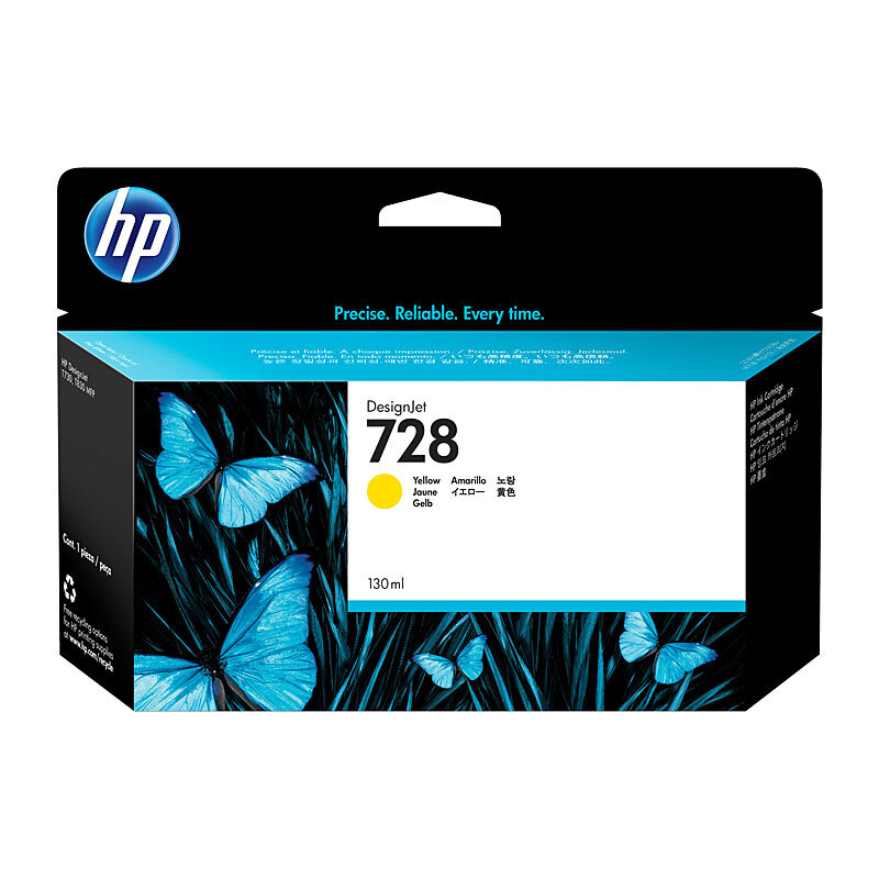 HP #728 130ml Yell Ink F9J65A HP