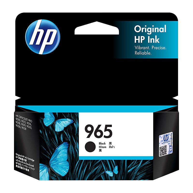 HP #965 Black Ink 3JA80AA HP