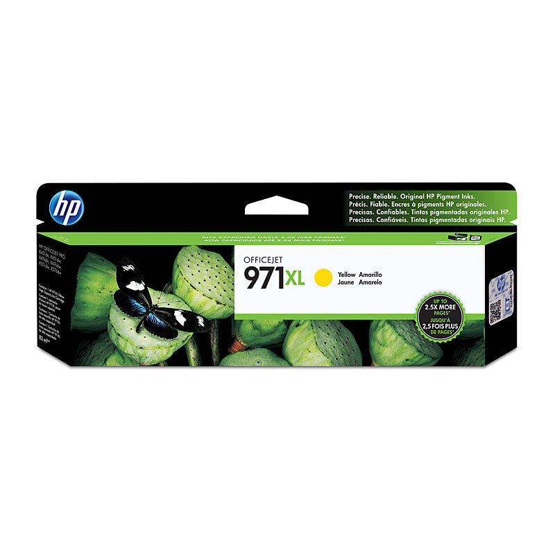 HP #971XL Yellow Ink CN628AA HP