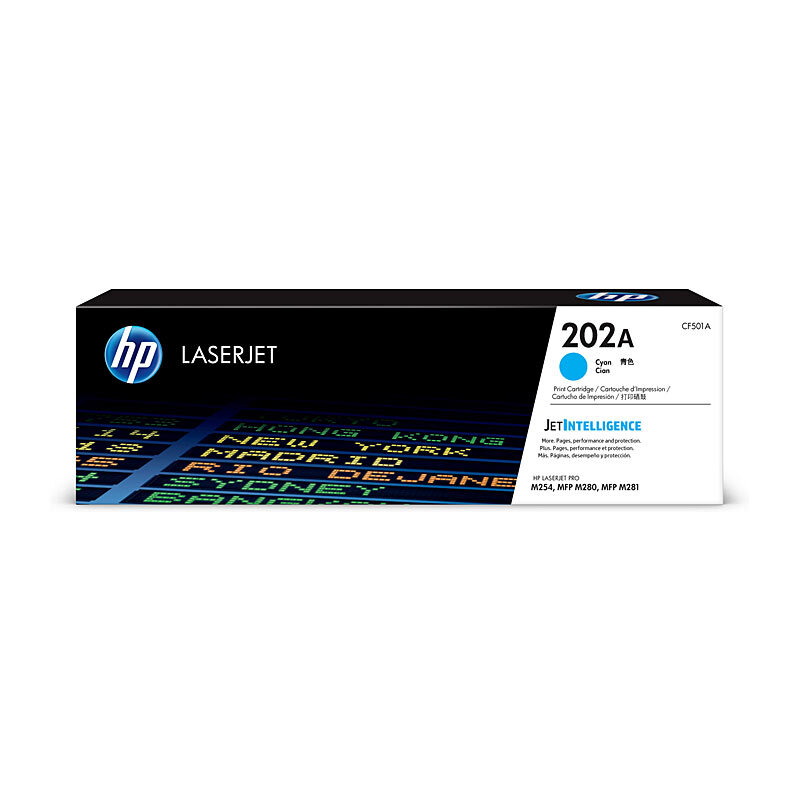 HP #202A Cyan Toner CF501A HP